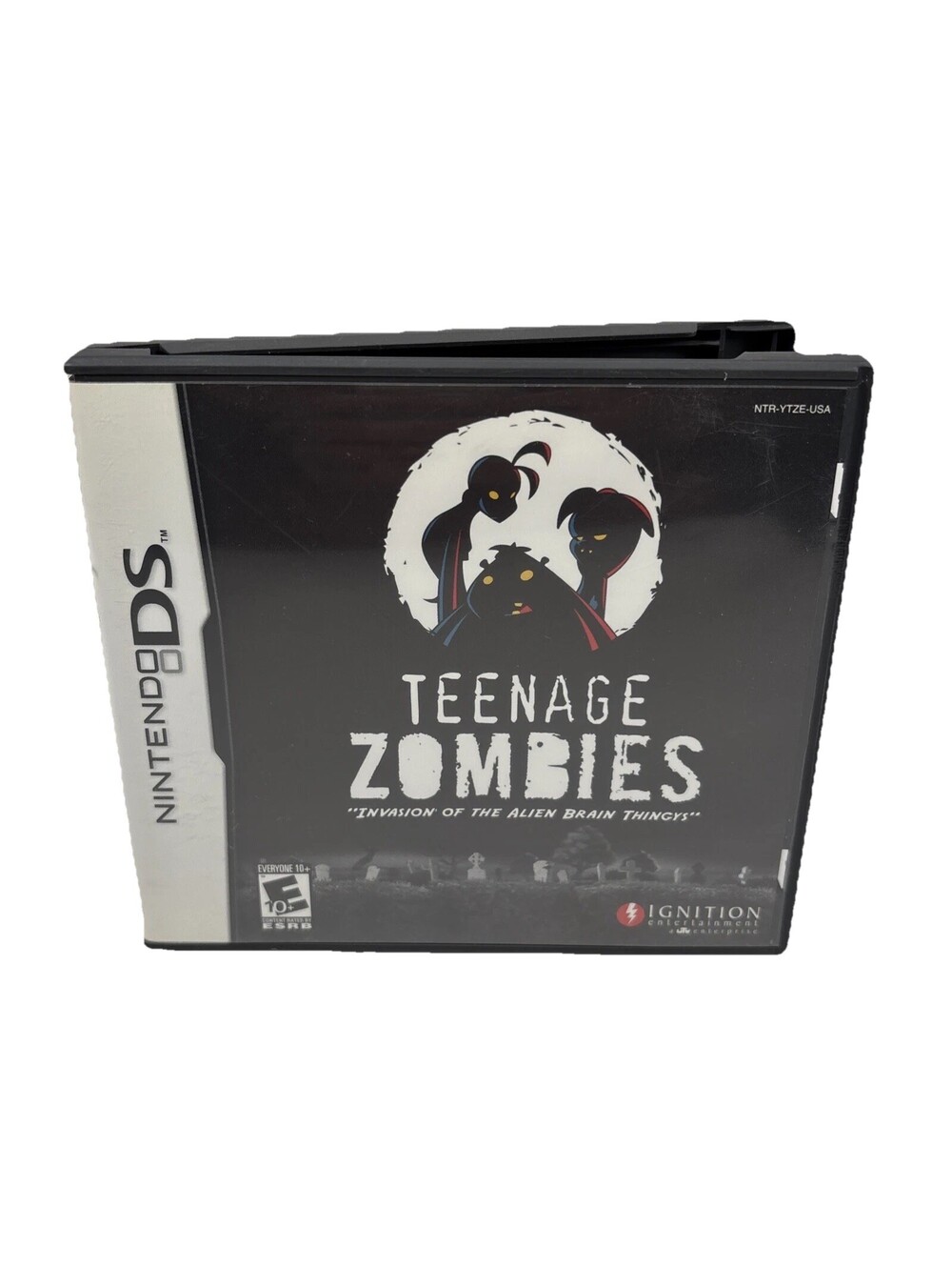 Teenage Zombies: Invasion of the Alien Brain Thingys (Nintendo DS) CIB Tested